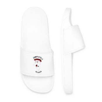Completely relaxed man - ironic - Men’s Pool Sliders - white - Front