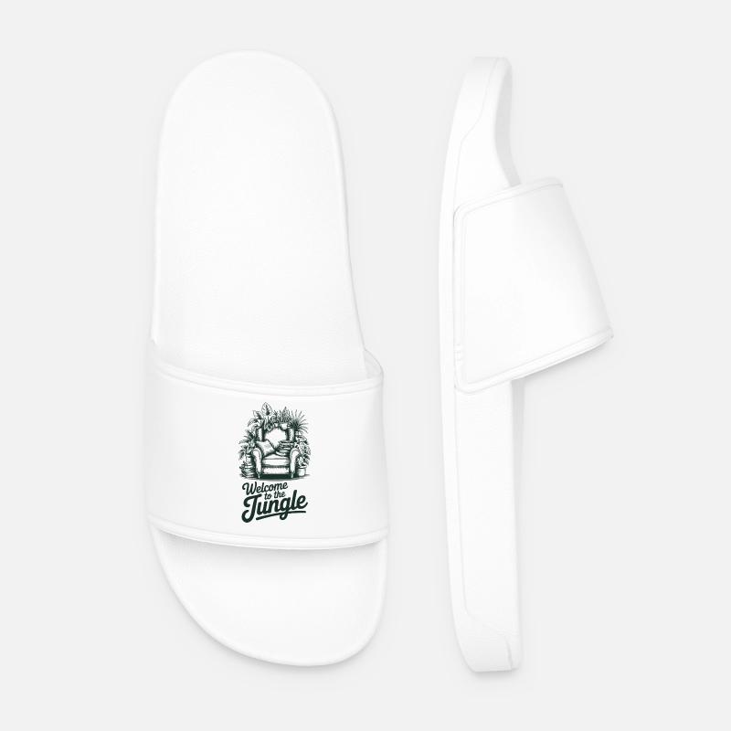 Cluttercore Enthusiast - Männer Badelatschen - Weiß