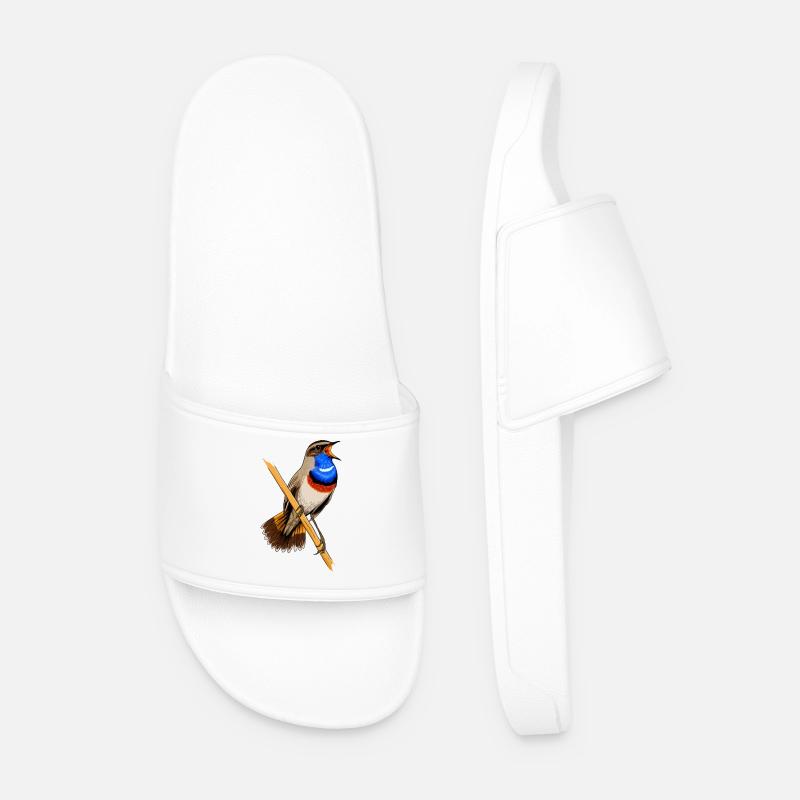 Bluethroat - Men’s Pool Sliders - white