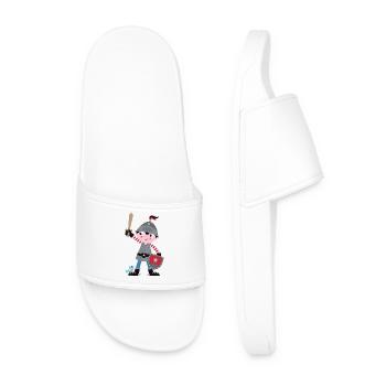 L’Aventure du Petit Chevalier - Claquettes Homme - blanc - Devant