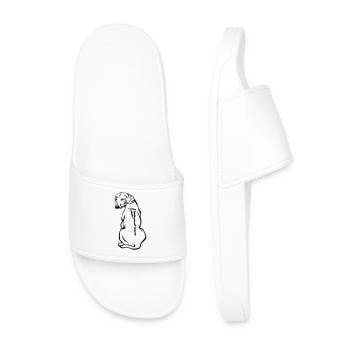 Rhodesian Ridgeback - Claquettes Homme - blanc - Devant