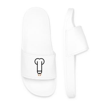 pierceddick1 - Men’s Pool Sliders - white - Front