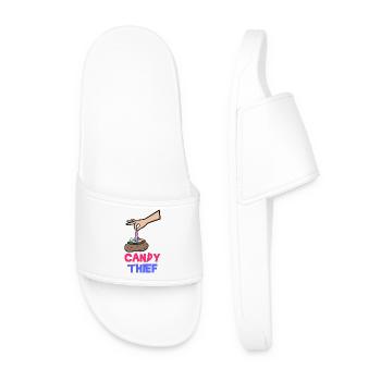 Candy Statement Dent sucrée Bonbons délicieux - Claquettes Homme - blanc - Devant