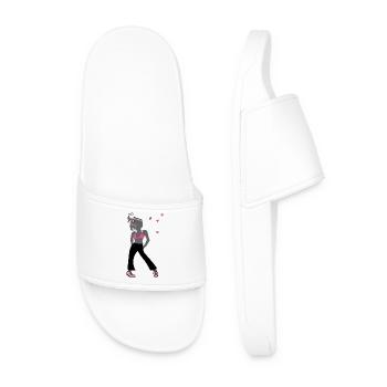 damsel - Men’s Pool Sliders - white - Front