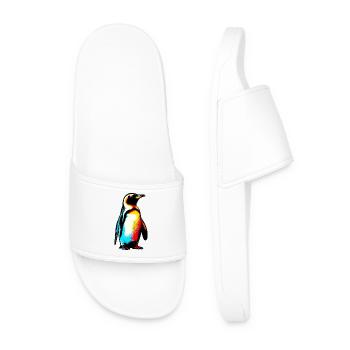 Penguin - Men’s Pool Sliders - white - Front