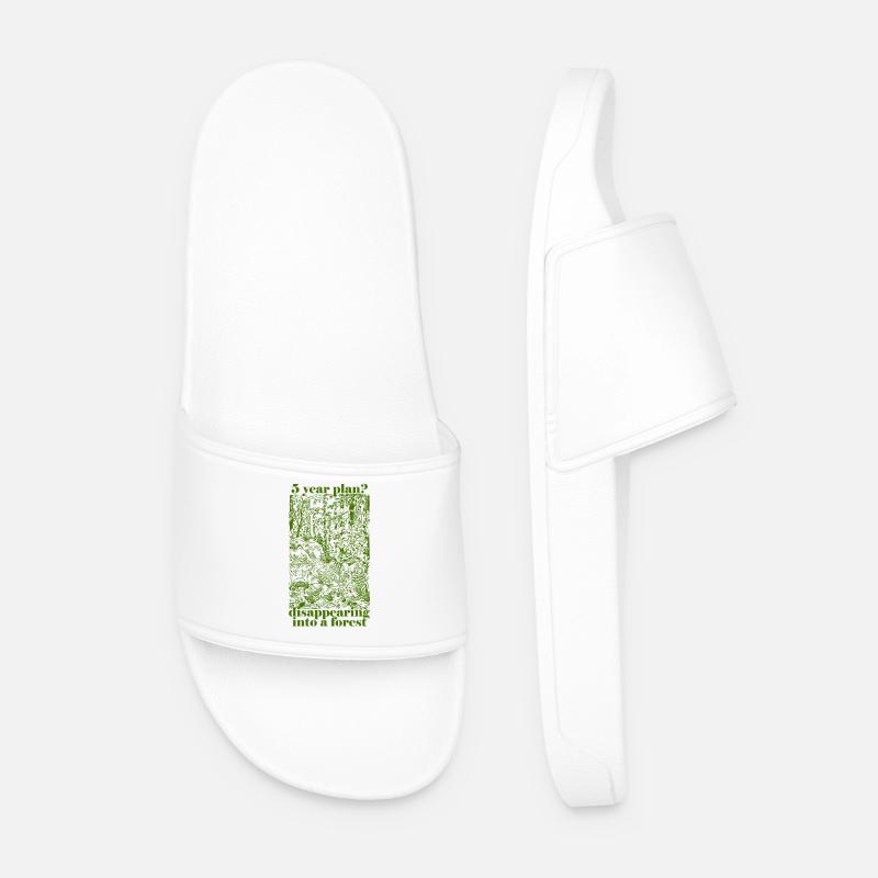 5-JAHR-PLAN? - Männer Badelatschen - Weiß