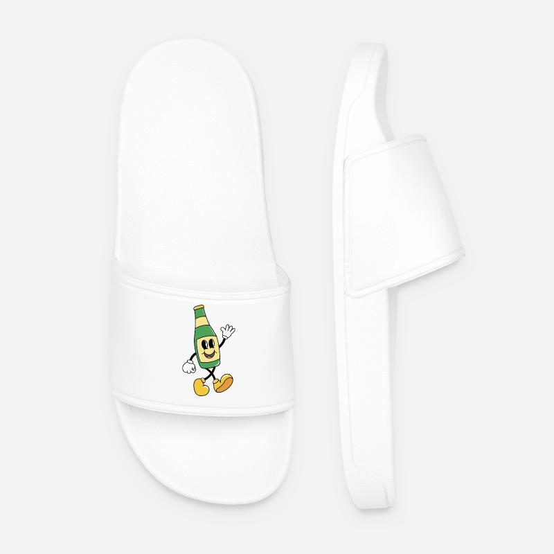 Beer - Men’s Pool Sliders - white