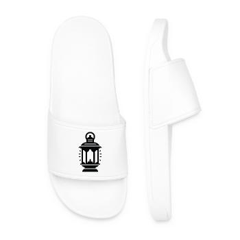 lantern - Men’s Pool Sliders - white - Front