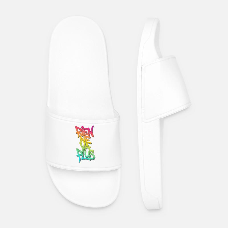 Rien ne va plus - Men’s Pool Sliders - white