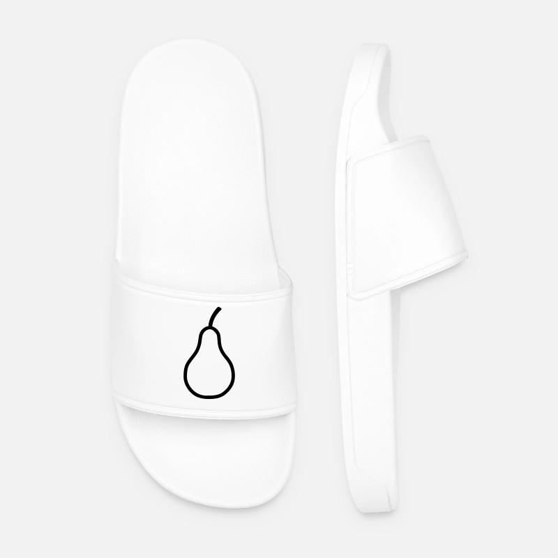 pear - Men’s Pool Sliders - white