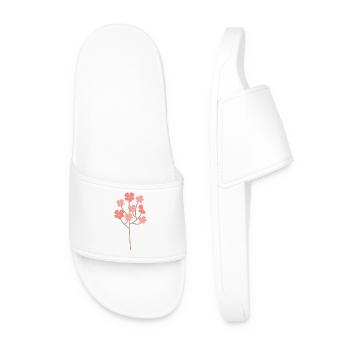 Fleur - Claquettes Homme - blanc - Devant