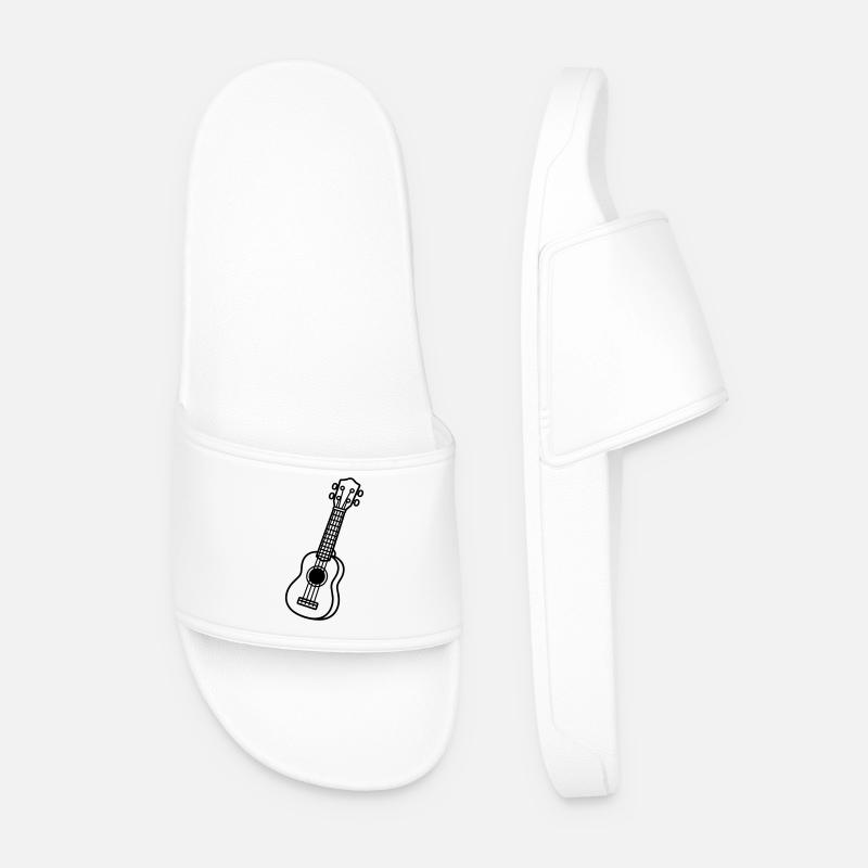 ukulele - Men’s Pool Sliders - white