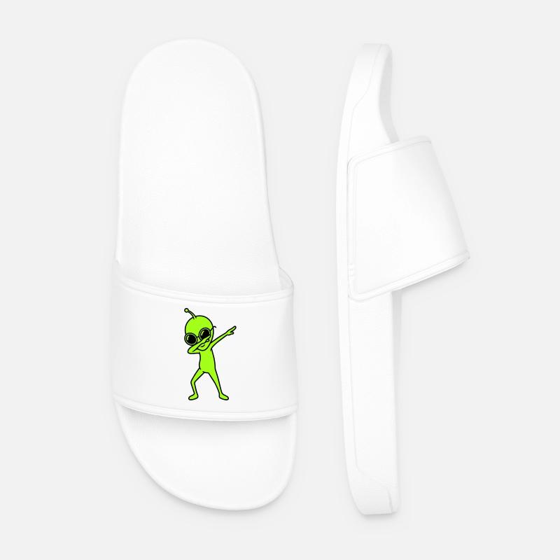 Alien Dab - Männer Badelatschen - Weiß