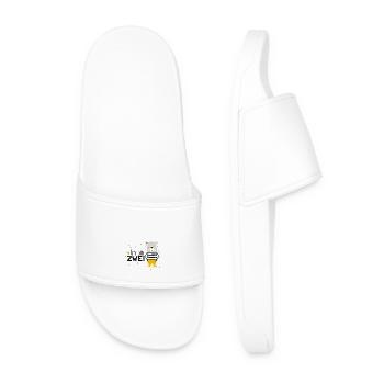 2ème anniversaire, deux, deuxième, ours, anniversaire - Claquettes Homme - blanc - Devant