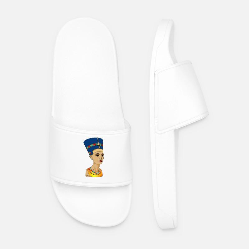 Nofretete  - Männer Badelatschen - Weiß