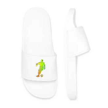football - Claquettes Homme - blanc - Devant
