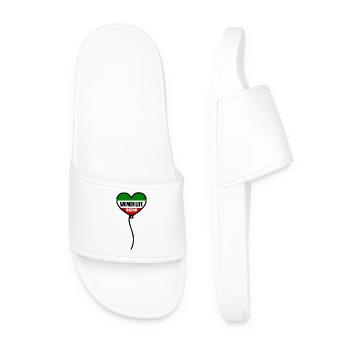 Women life freedom - Men’s Pool Sliders - white - Front