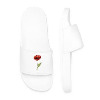 Papaver - Männer Badelatschen - Weiß - Vorne
