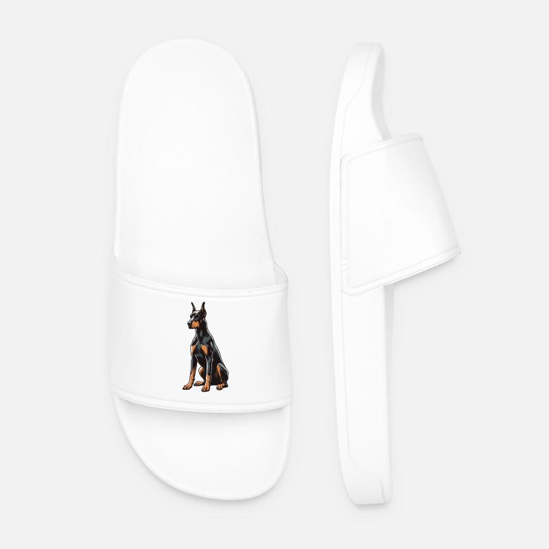 Doberman - Claquettes Homme - blanc