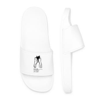 Backrooms Entity 0 black - Men’s Pool Sliders - white - Front