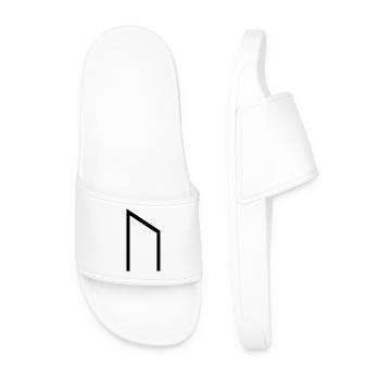 Uruz Rune Black – Viking Futhark Norse - Claquettes Homme - blanc - Devant