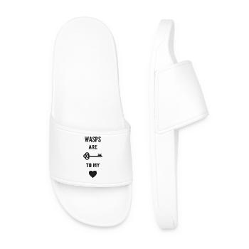Wasps are the key to my heart - Men’s Pool Sliders - white - Front