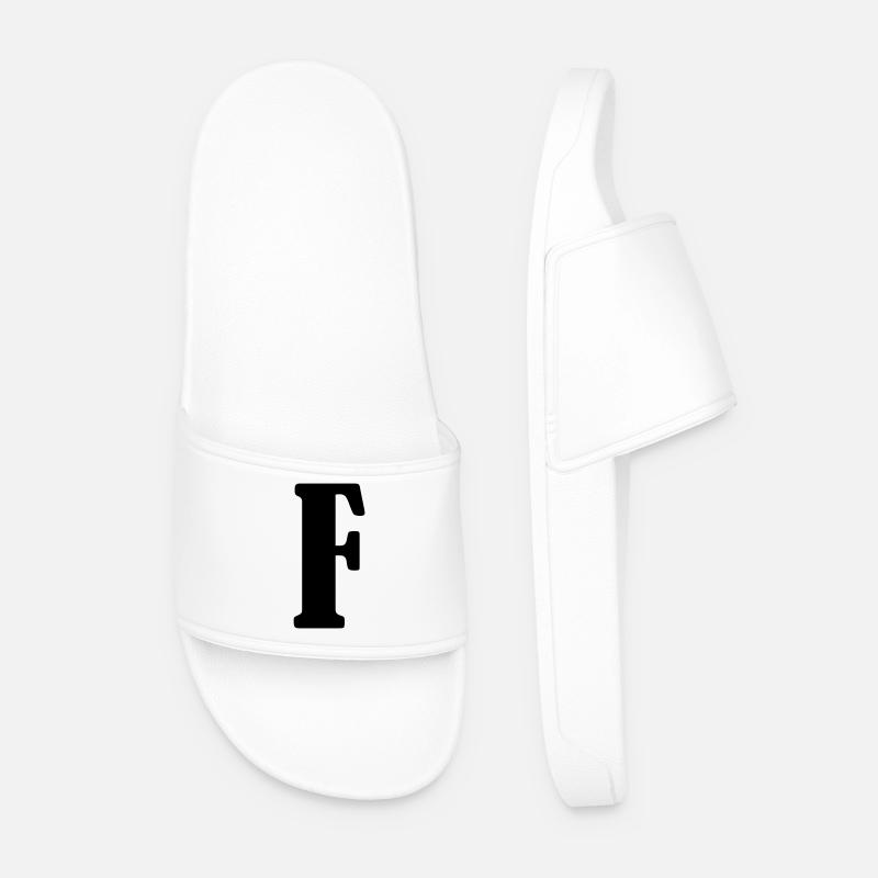 F - Men’s Pool Sliders - white
