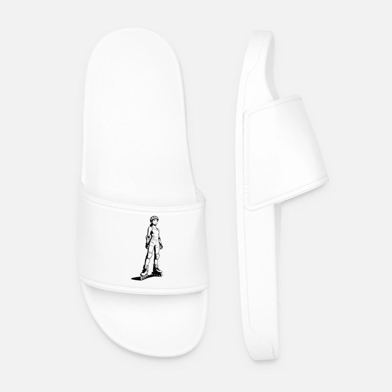 inline skating - Men’s Pool Sliders - white