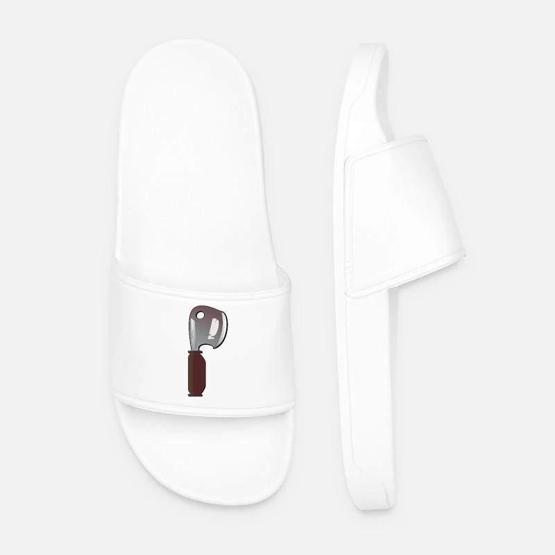 Hackbeil KITCHEN KNIFE KITCHEN COOKING - Men’s Pool Sliders - white