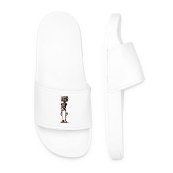 Robot woman - Men’s Pool Sliders - white - Front