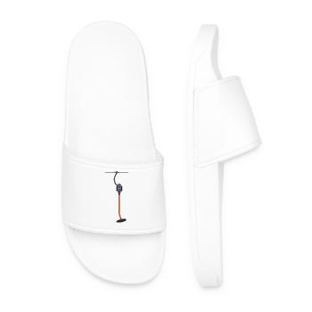 Skiing button lift - Men’s Pool Sliders - white - Front