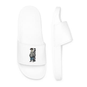Alpaga Streetwear Style Urban Style Design - Claquettes Homme - blanc - Devant