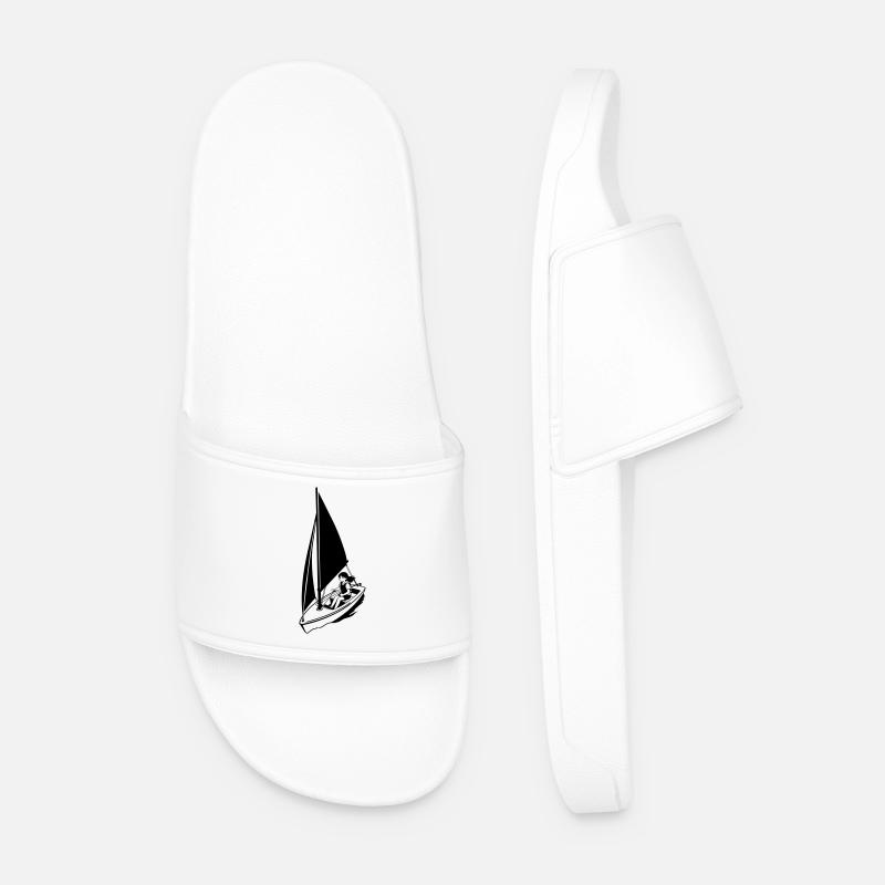 sail - Men’s Pool Sliders - white