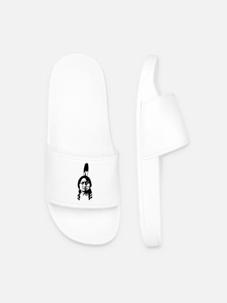 indianer_2 - Claquettes Homme - blanc