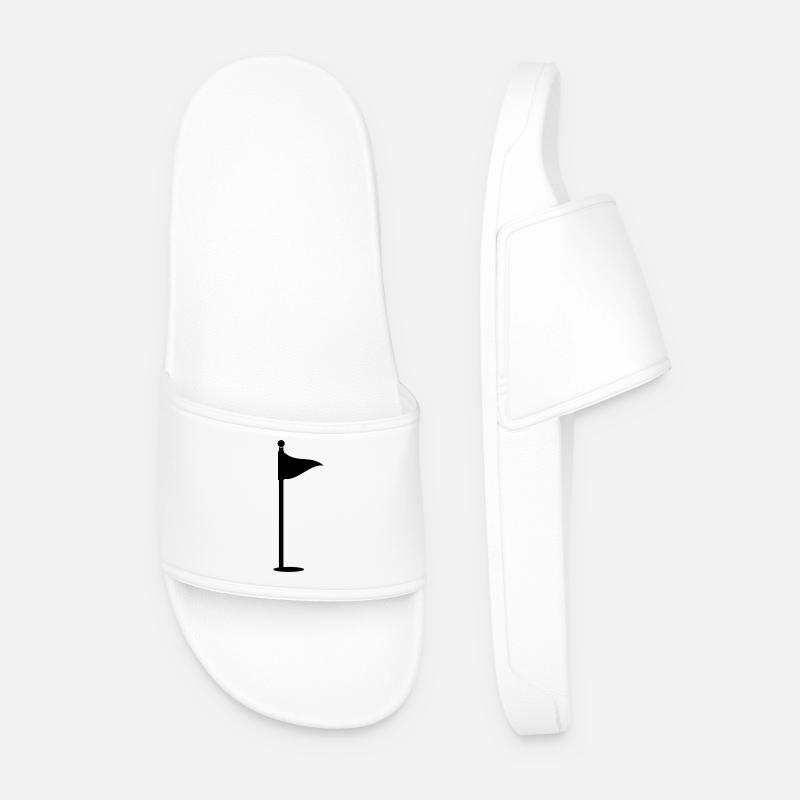Golf flag - Men’s Pool Sliders - white