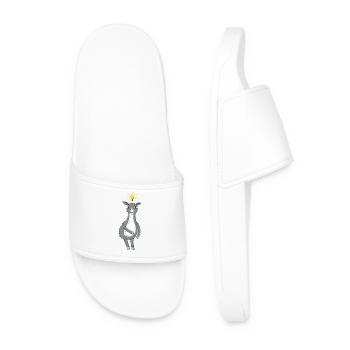 Lama a une idée - Claquettes Homme - blanc - Devant