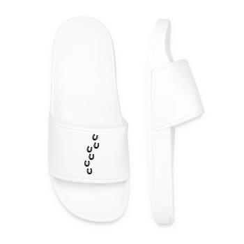 Horseshoe Track - Men’s Pool Sliders - white - Front