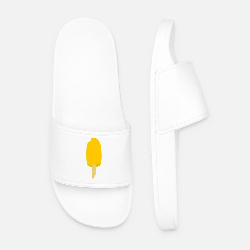 Mango popsicles - Men’s Pool Sliders - white