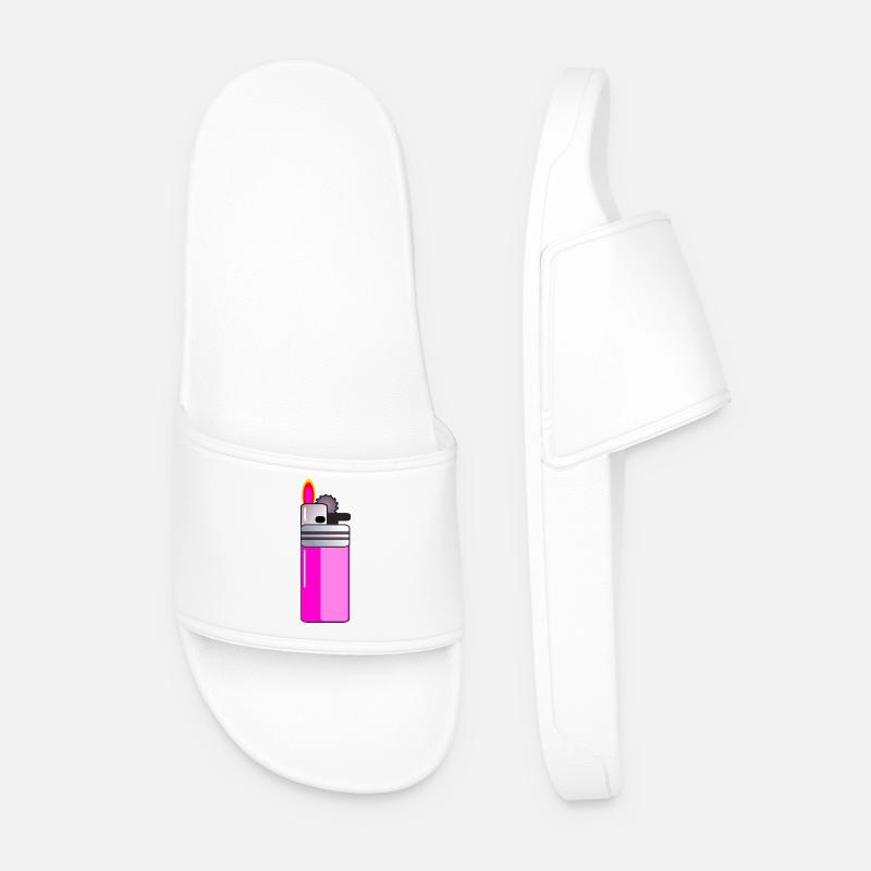 FIRE Lighter - Men’s Pool Sliders - white