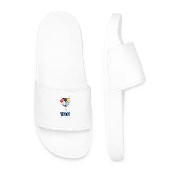 100. 100 ANS. 100e ANNIVERSAIRE. ANNIVERSAIRE 100 - Claquettes Homme - blanc - Devant