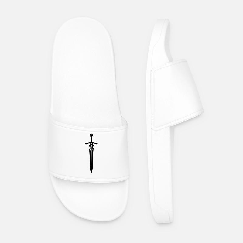 Sword - Men’s Pool Sliders - white