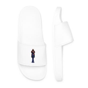 Guerrier de la Nuit au Casque de Corne - Claquettes Homme - blanc - Devant
