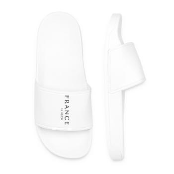 Made in France minimalist design - Men’s Pool Sliders - white - Front