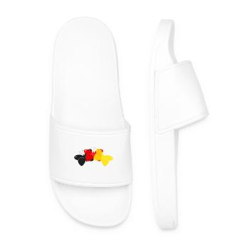 Papillons Allemagne - Claquettes Homme - blanc - Devant
