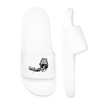 Pilot mosquito - Men’s Pool Sliders - white - Front