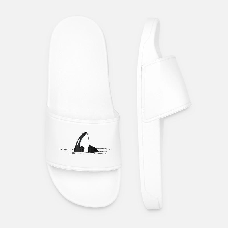 Orca - Männer Badelatschen - Weiß