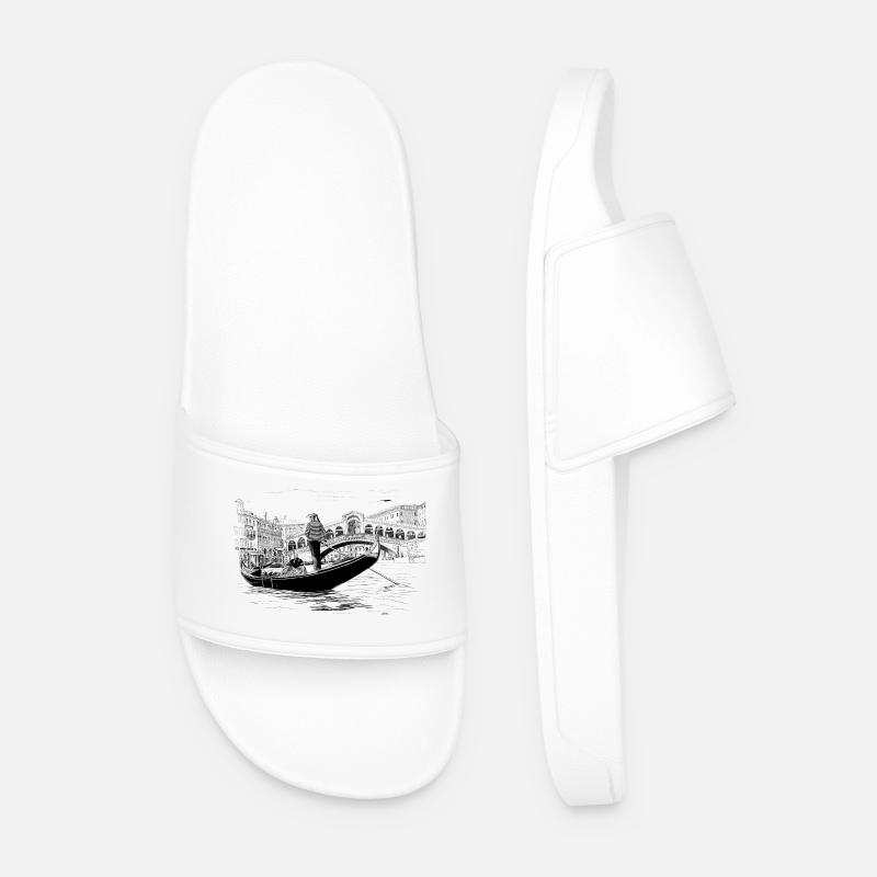 Venedig - Männer Badelatschen - Weiß