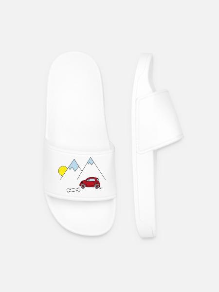 Voiture - Claquettes Homme - blanc