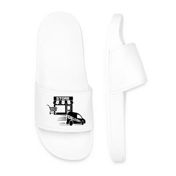 Online store and delivery with - Men’s Pool Sliders - white - Front