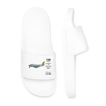 F-86 Sabre - Men’s Pool Sliders - white - Front